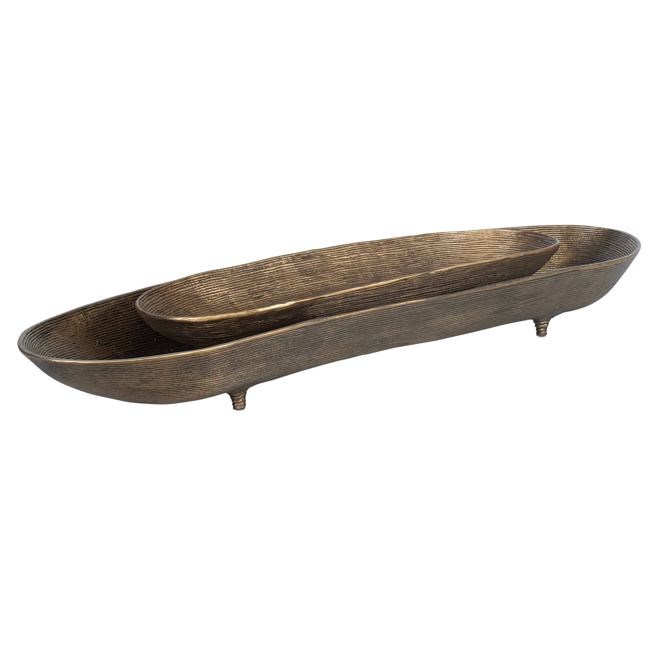 Stratum Oval Brass Bowls Set/2