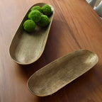 Stratum Oval Brass Bowls Set/2
