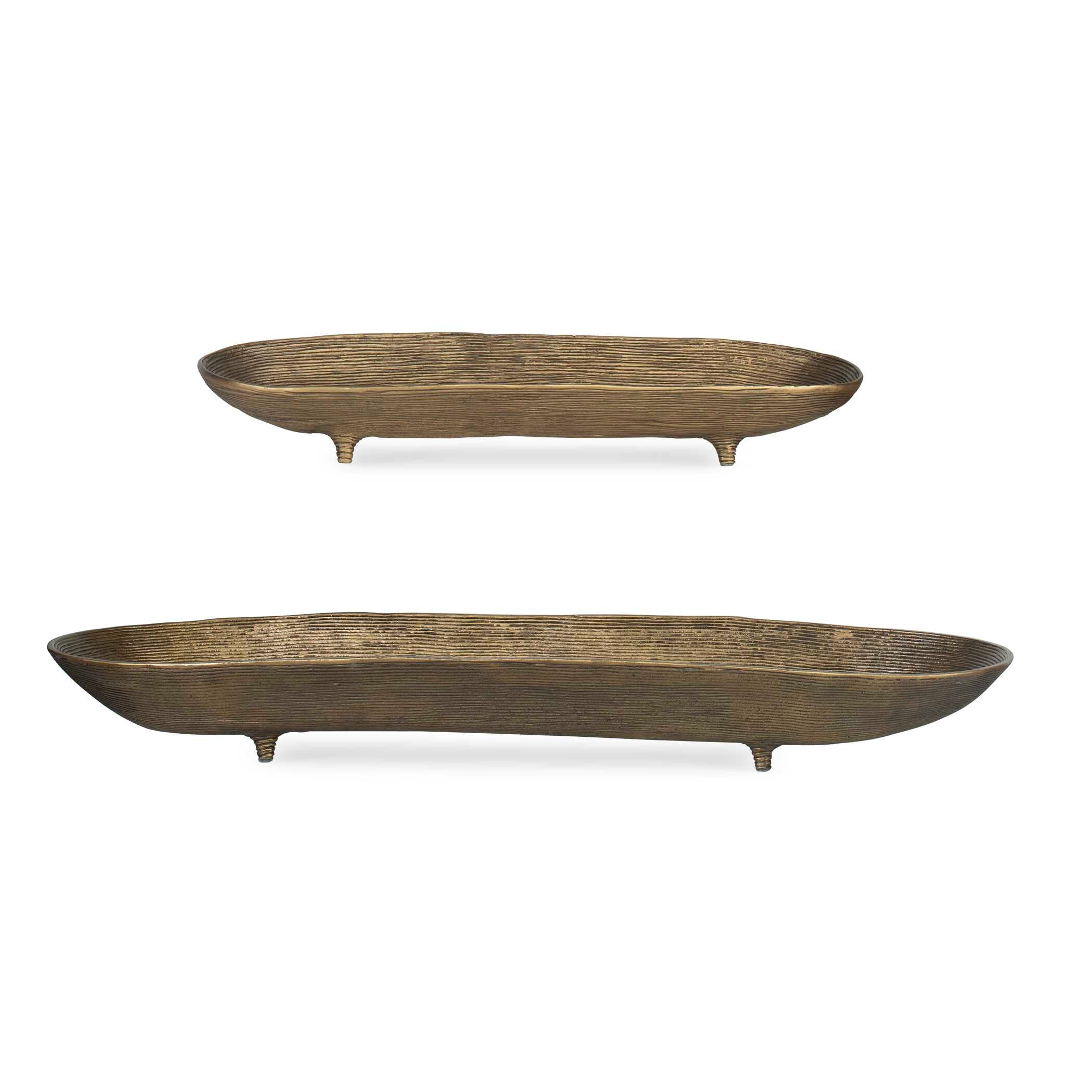 Stratum Oval Brass Bowls Set/2