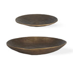 Stratum Round Brass Bowls Set/2