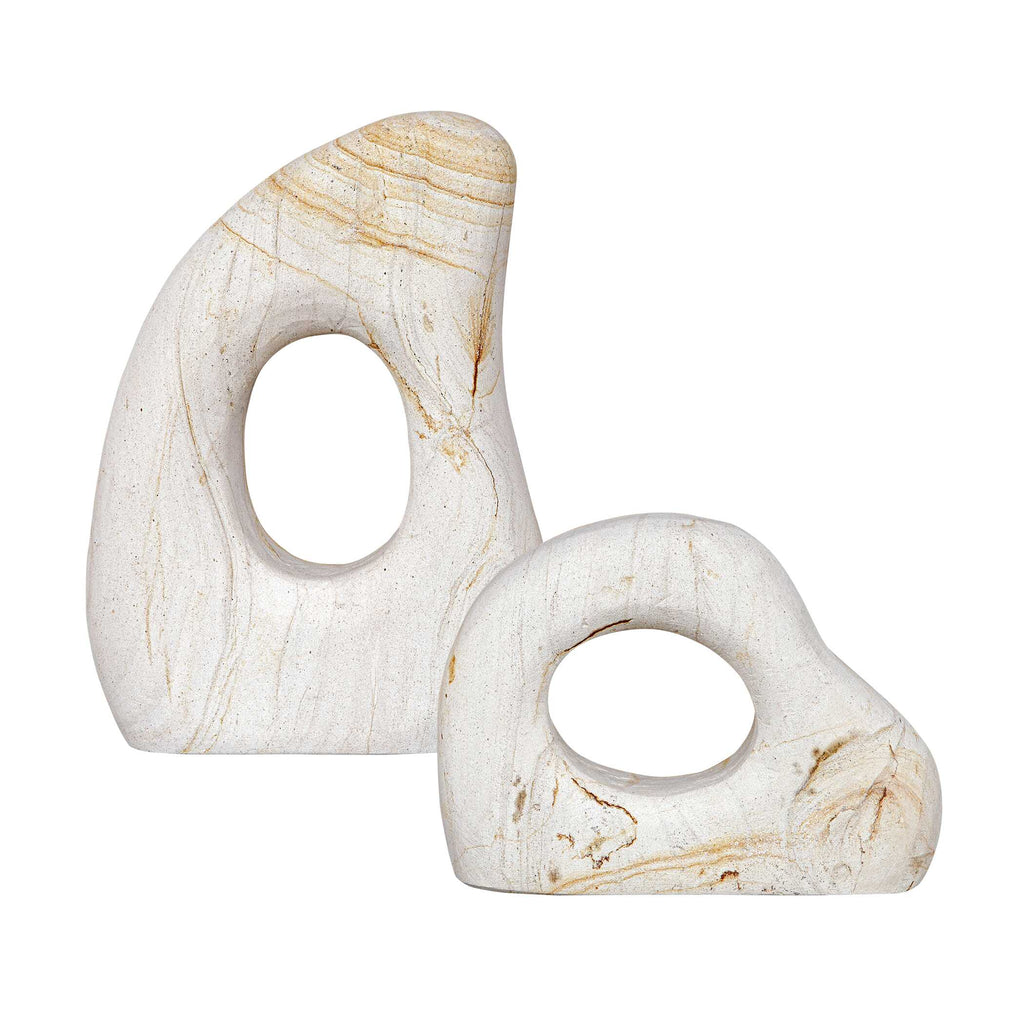 Stone Flow Outdoor Sculptures Set/2