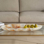 Organic Elegance Wavy Oval Bowl