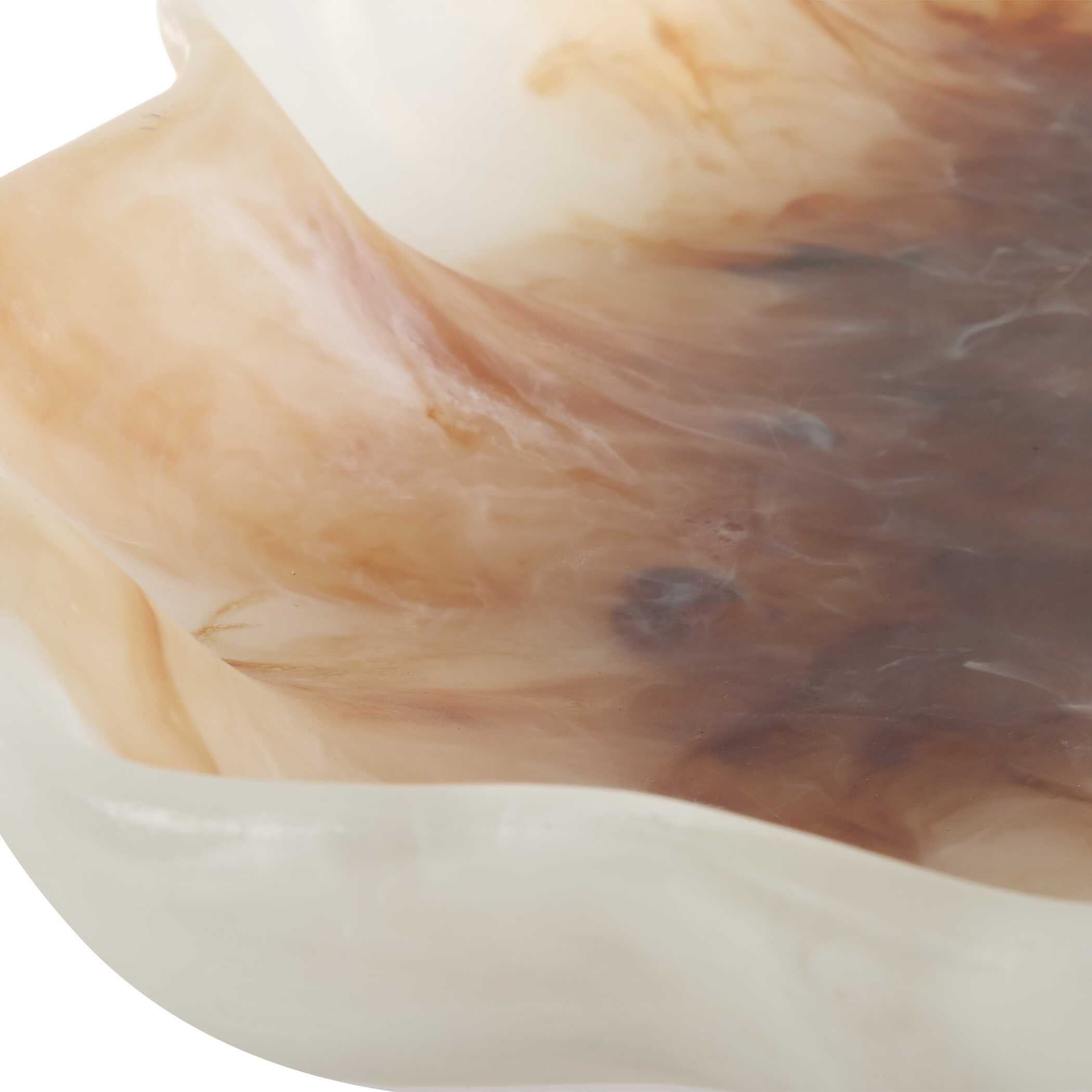 Organic Elegance Wavy Oval Bowl