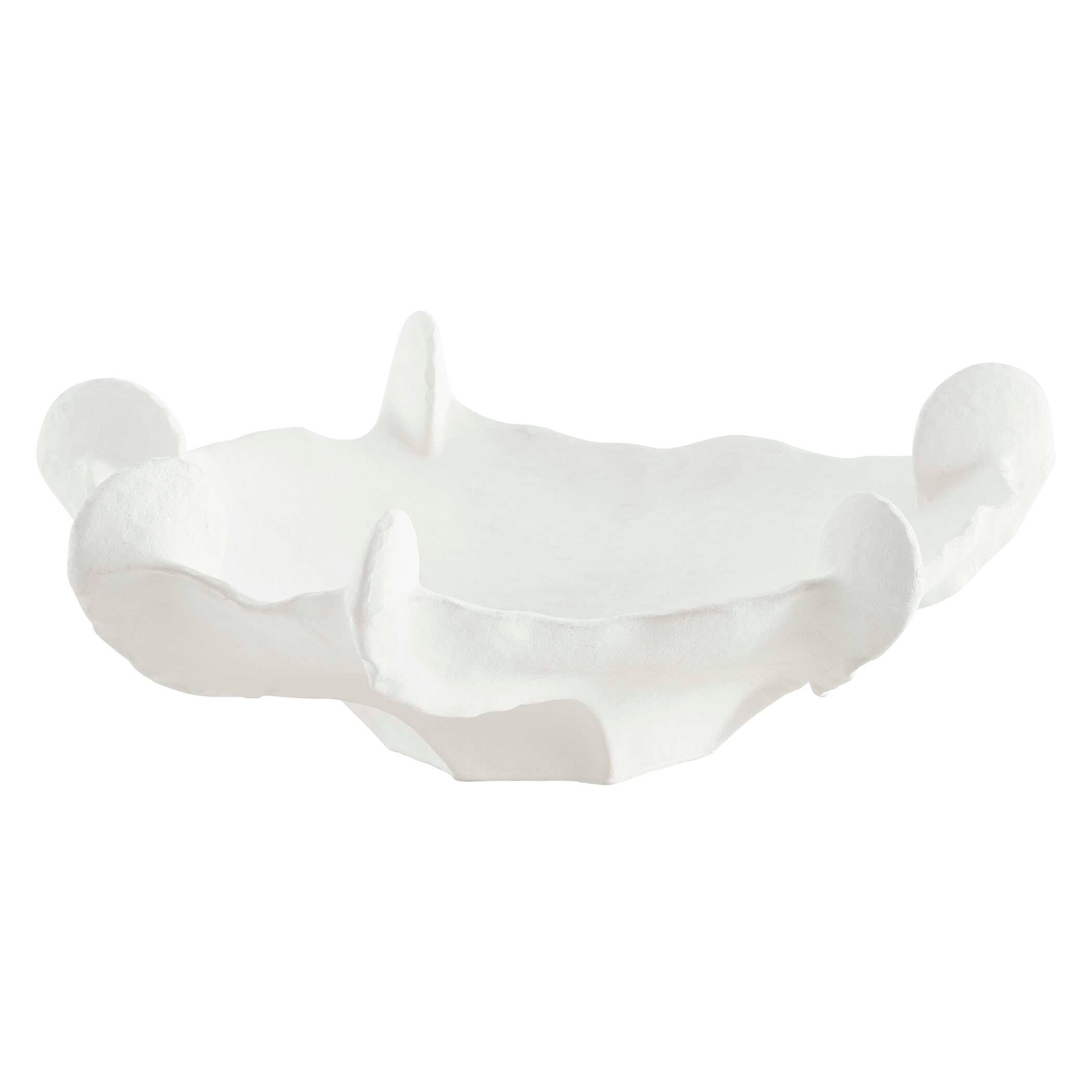 Coral Mirage White Outdoor Bowl