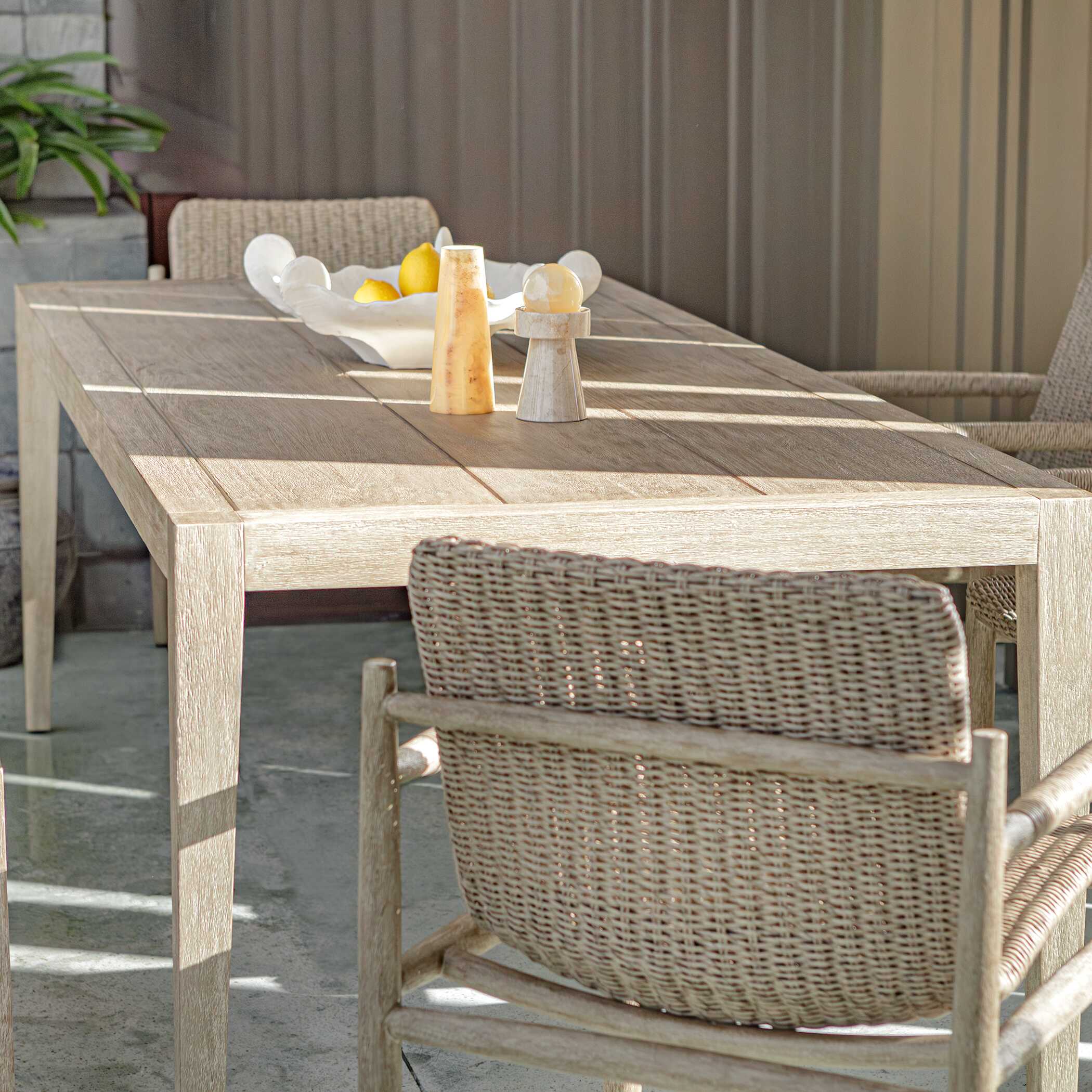 Coral Mirage White Outdoor Bowl