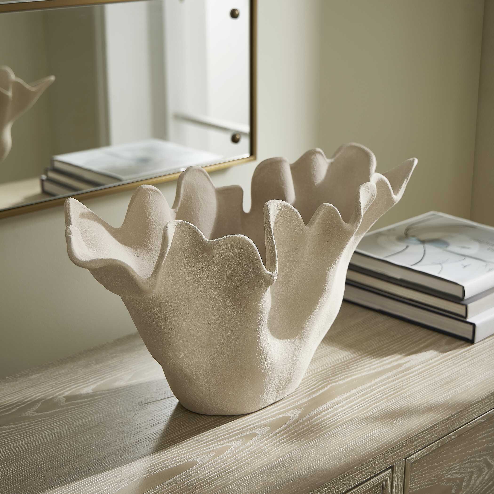 Sand Dune Outdoor Ceramic Bowl