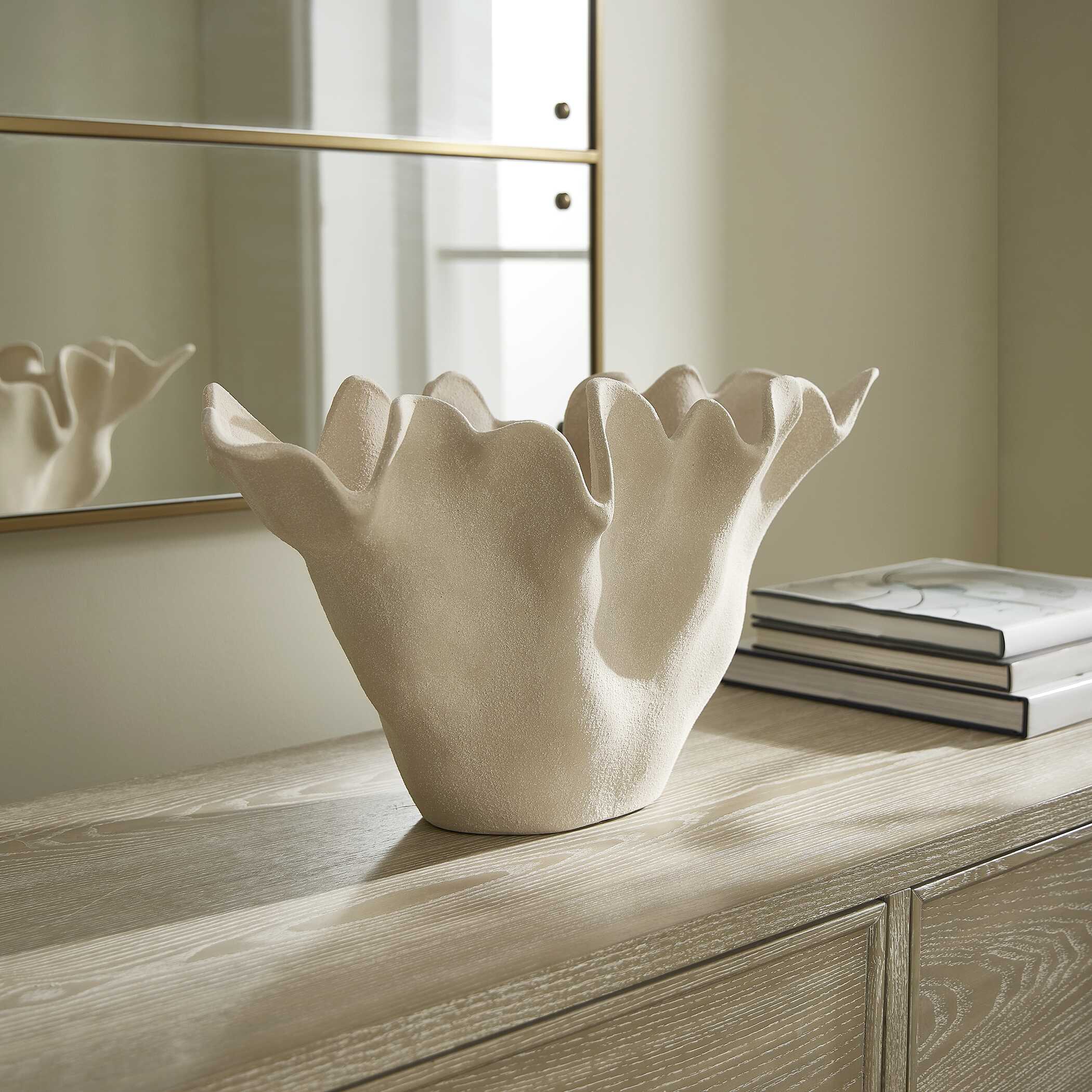 Sand Dune Outdoor Ceramic Bowl