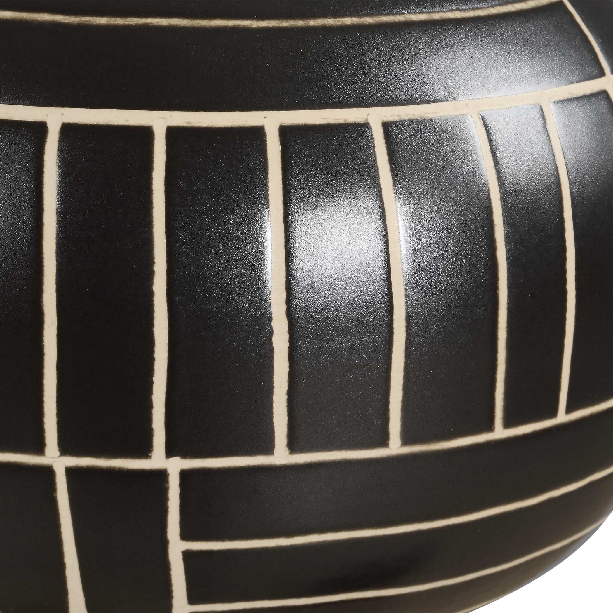 Graphite Stride Geometric Vases Set/2