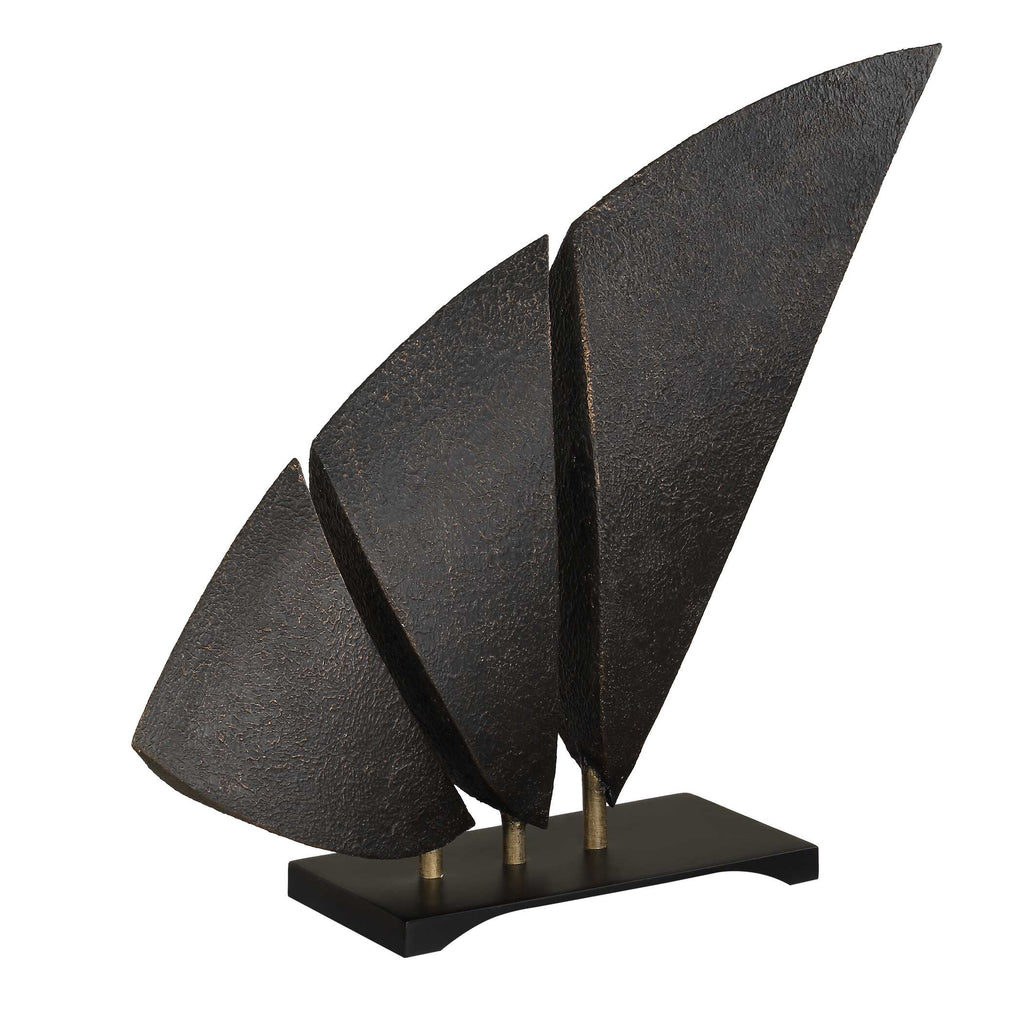 Wind Crest Dark Bronze Sculpture