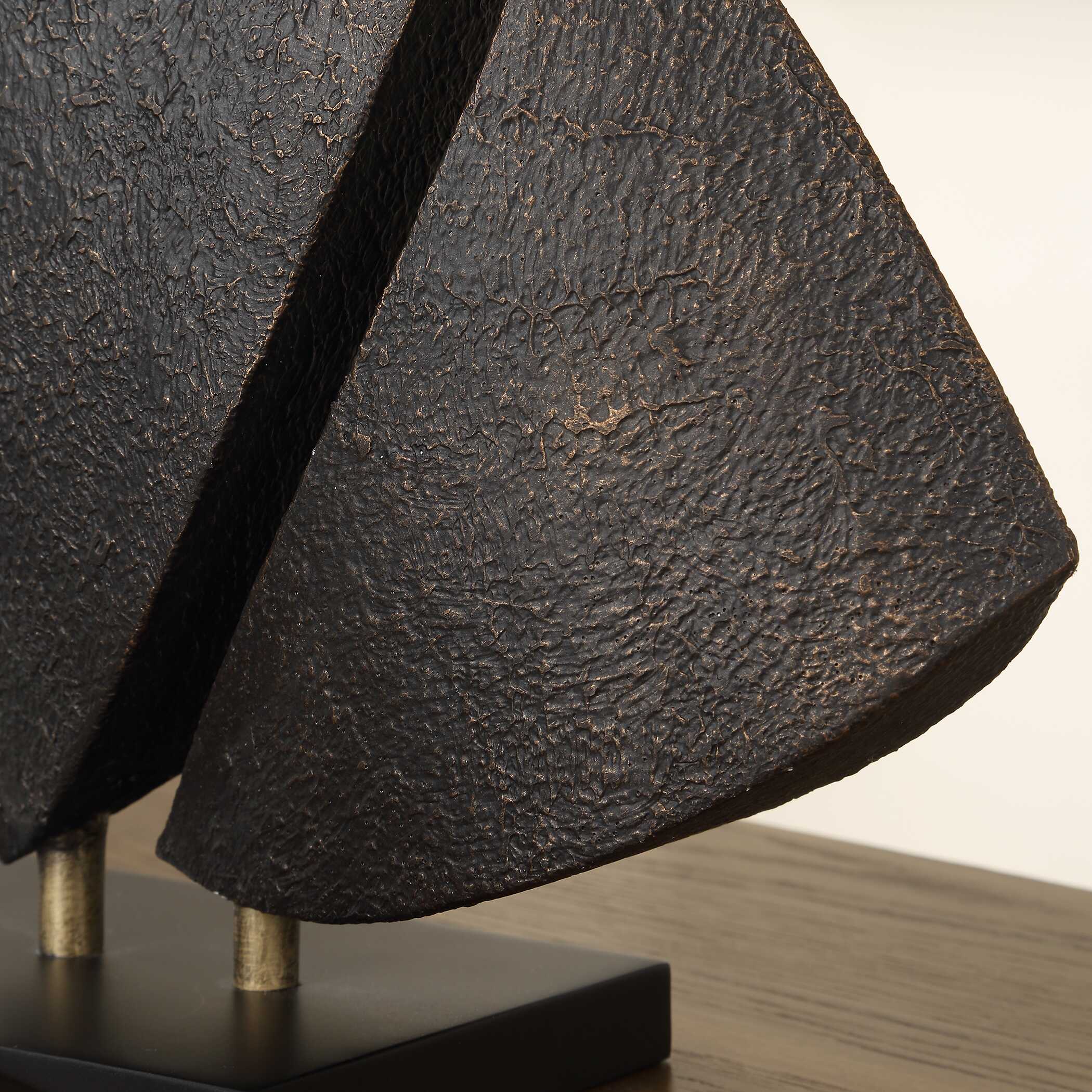 Wind Crest Dark Bronze Sculpture