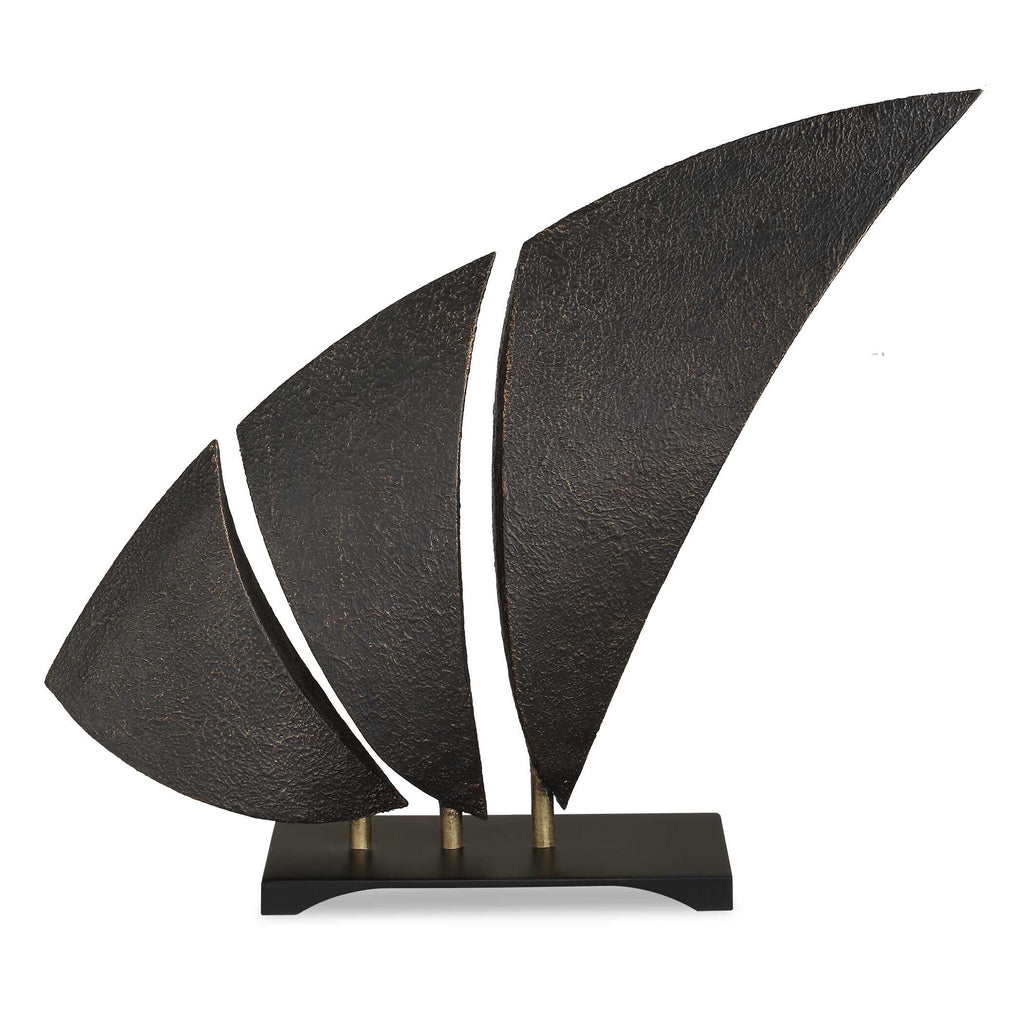 Wind Crest Dark Bronze Sculpture