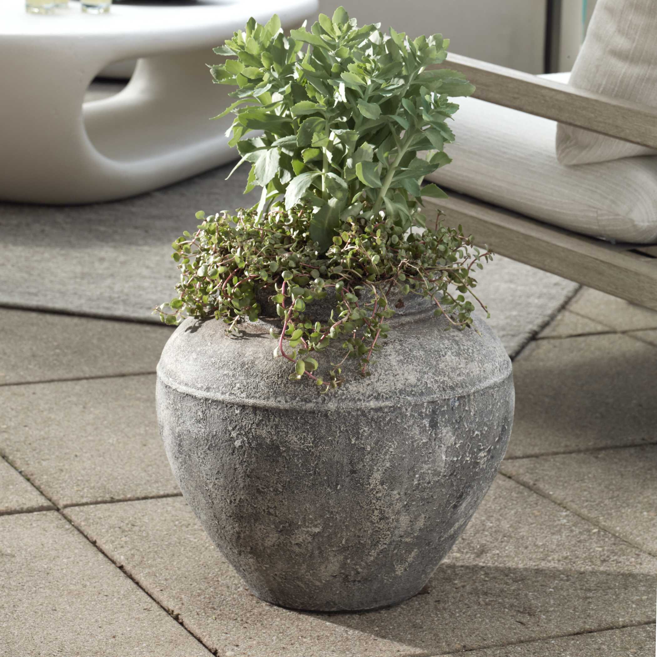 Echoes Of Time Concrete Outdoor Planter