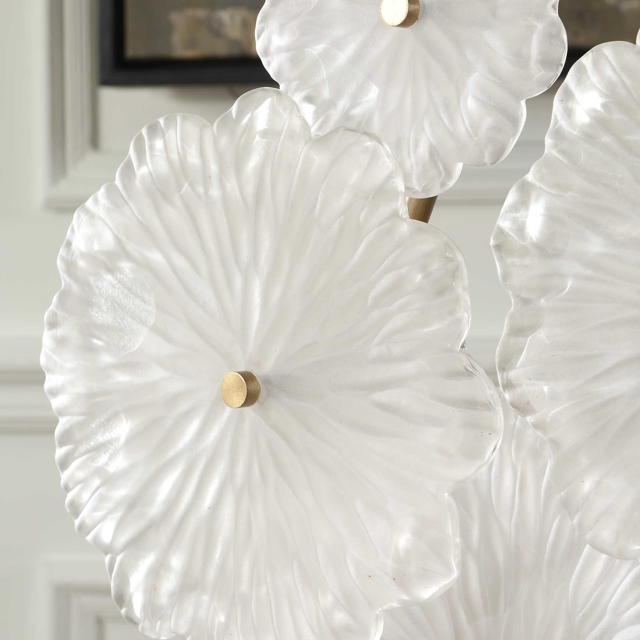 Glass Garden Table Sculpture