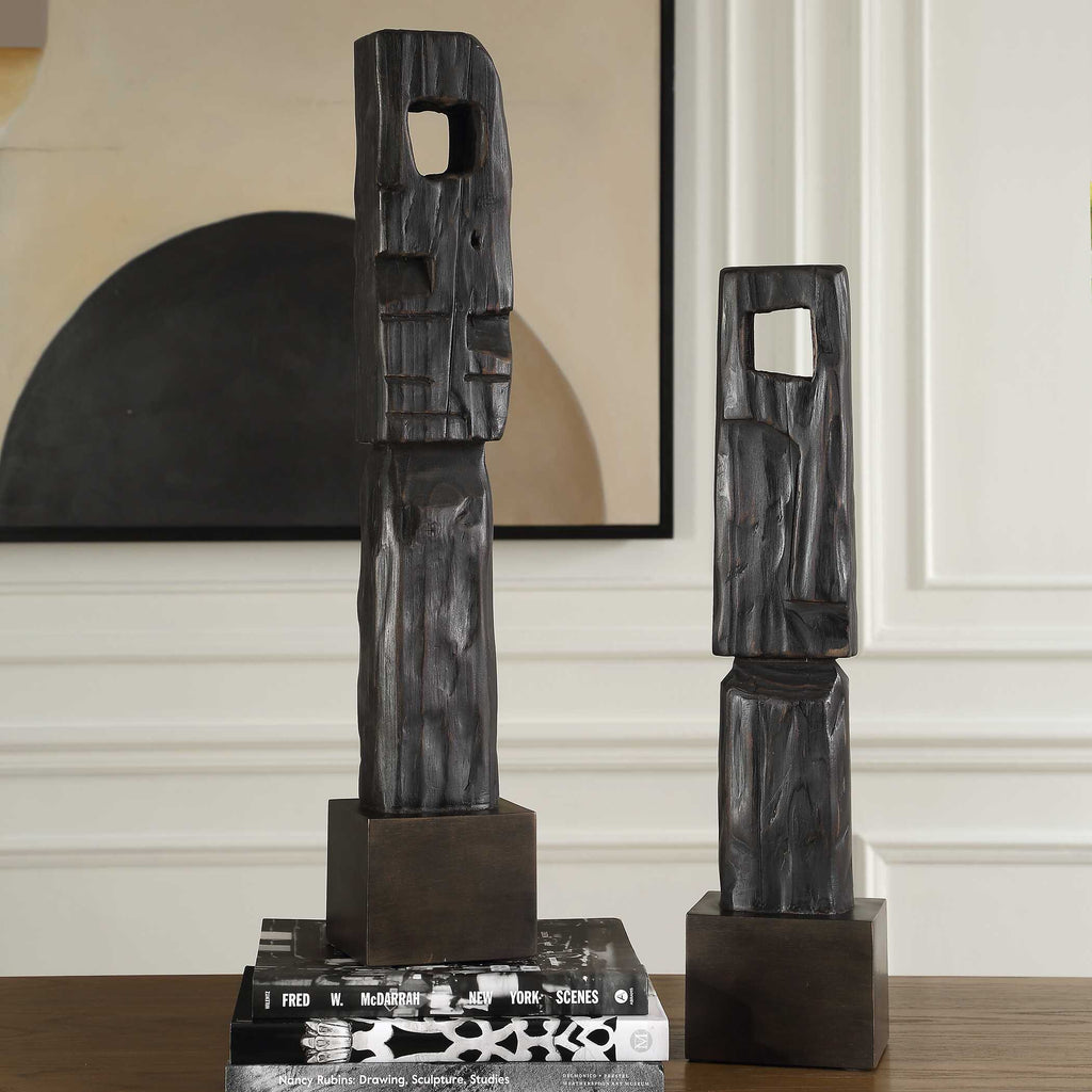 Cipher Black Wood Totems Set/2