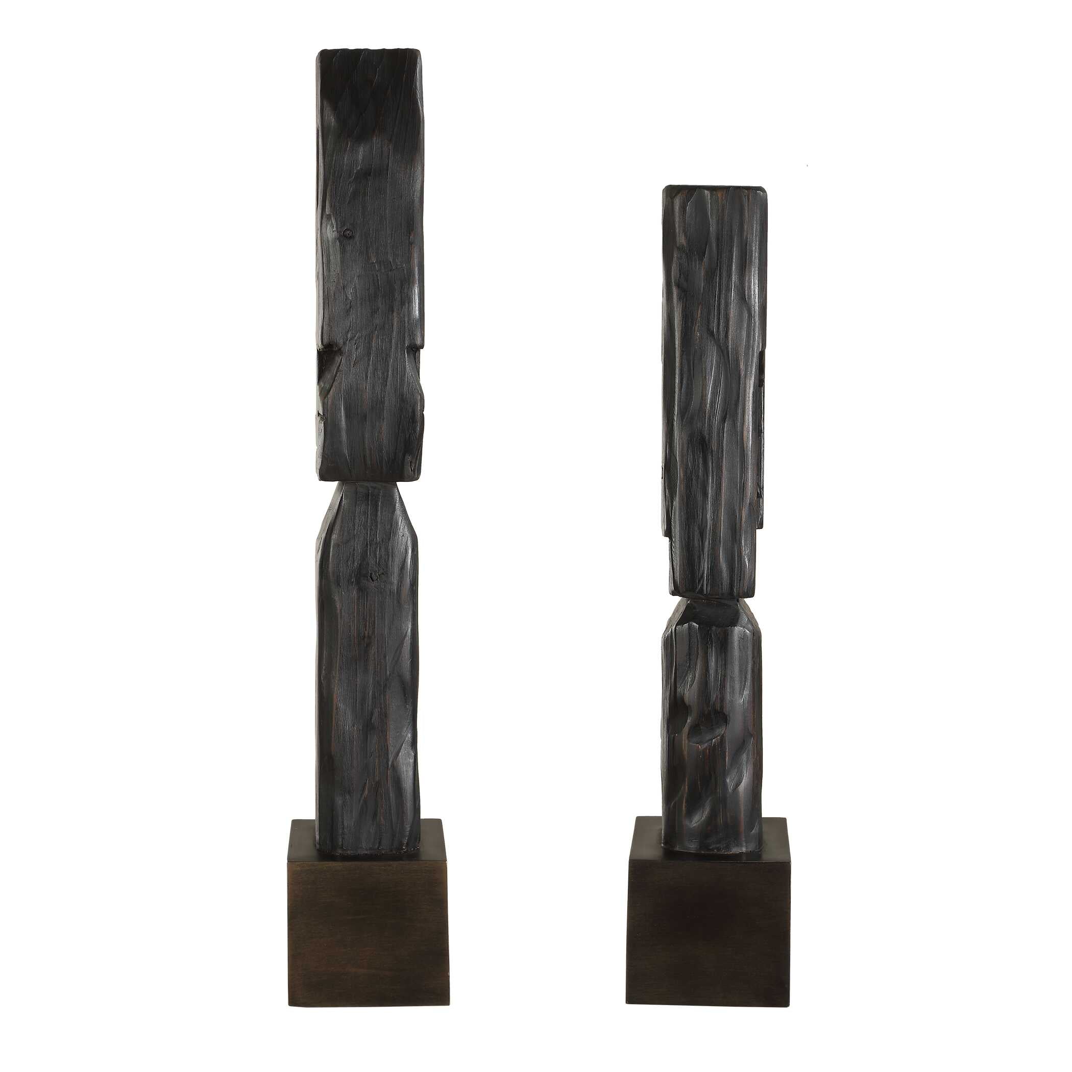 Cipher Black Wood Totems Set/2