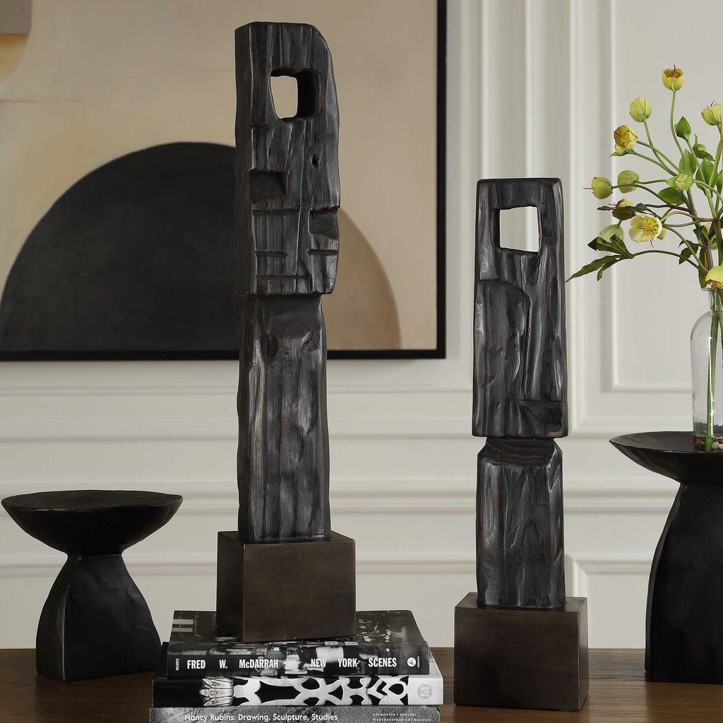 Cipher Black Wood Totems Set/2