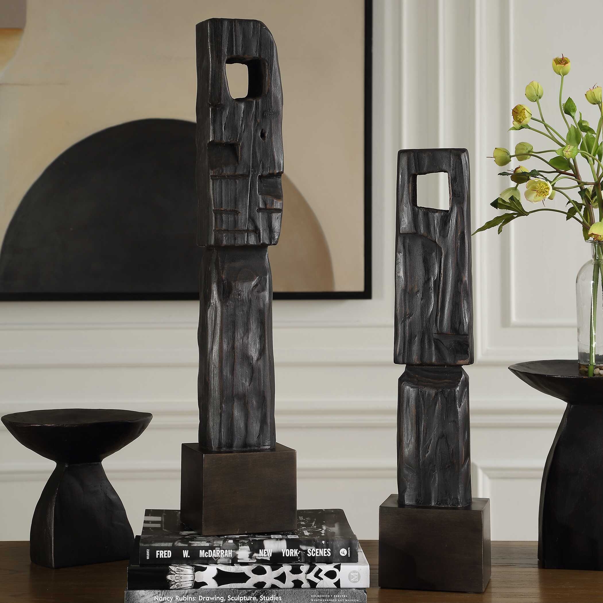 Cipher Black Wood Totems Set/2