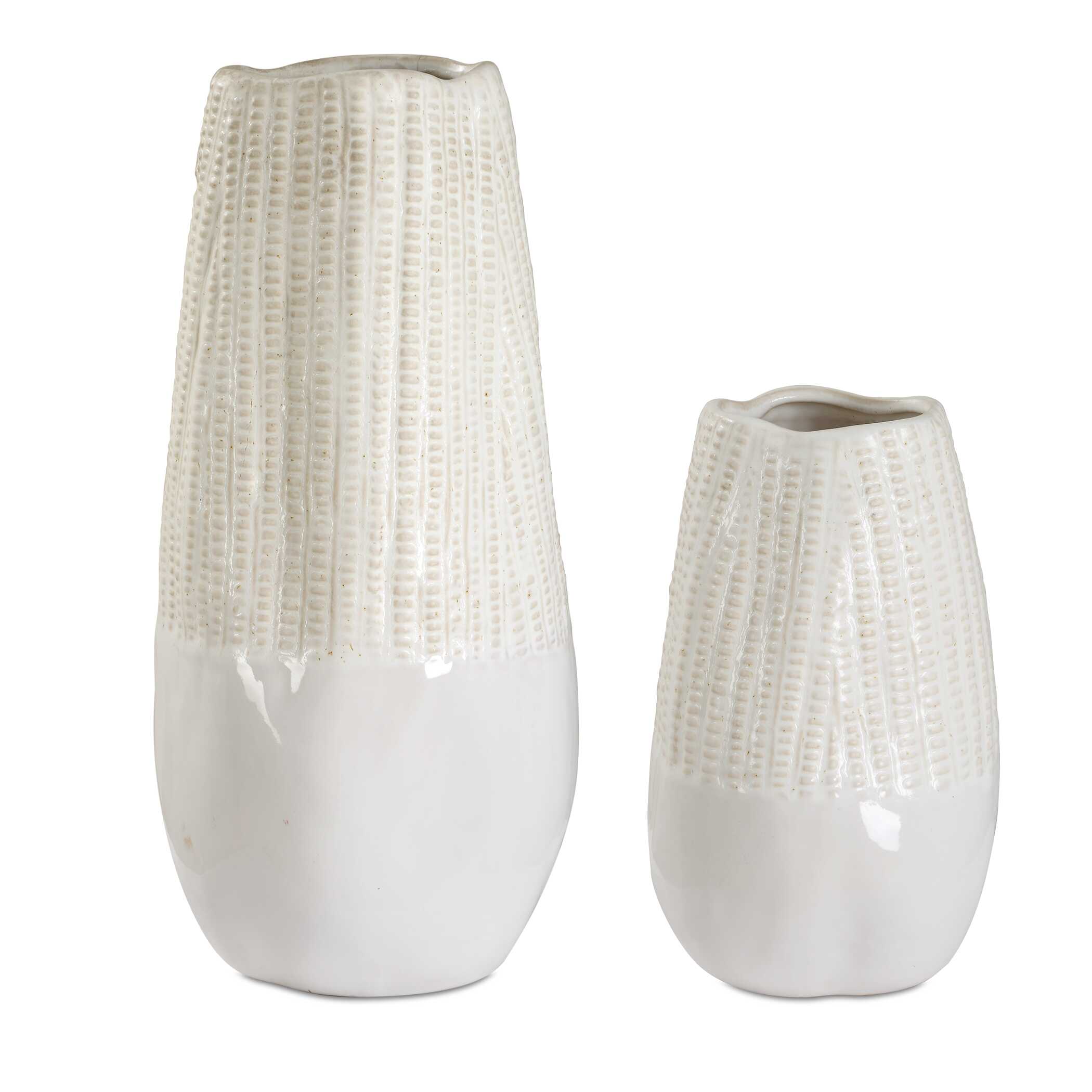 Echo Ridge White Vases Set/2