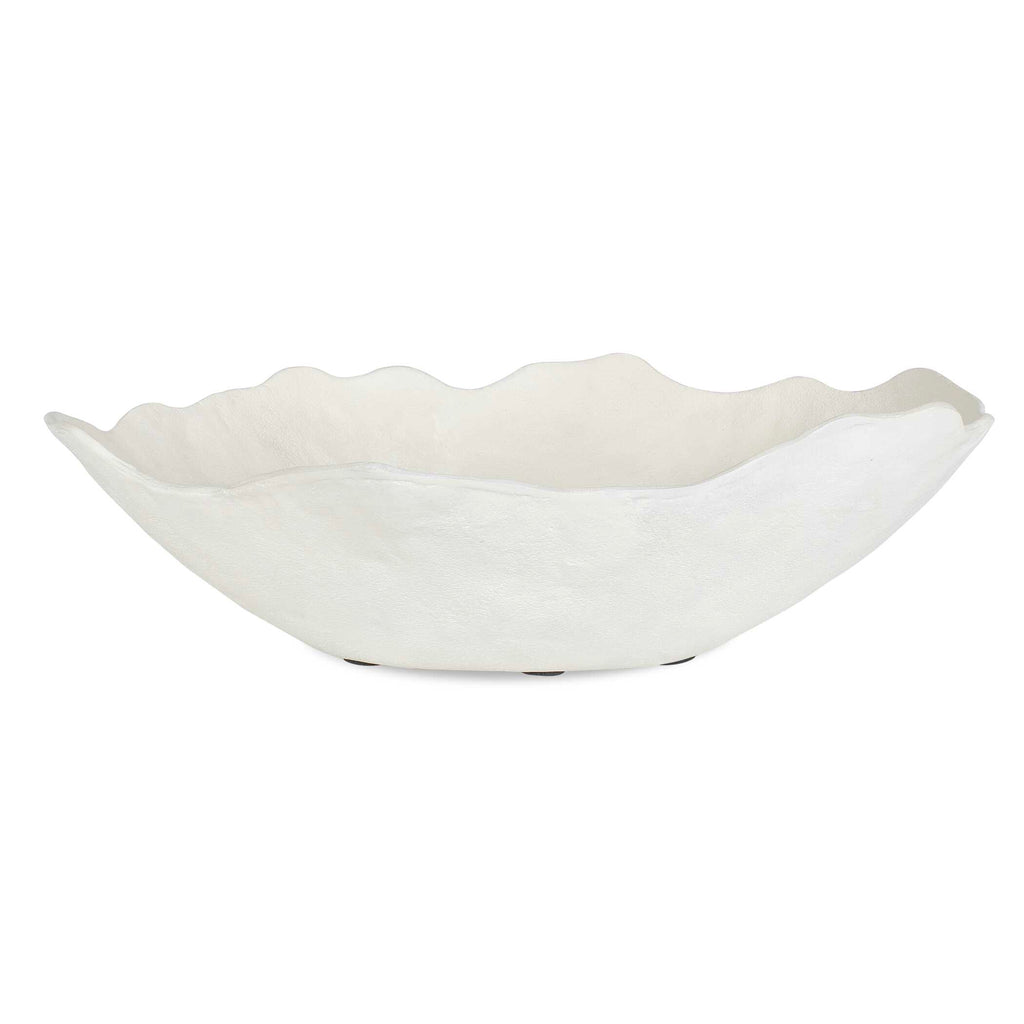 Obscura Warm White Outdoor Bowl