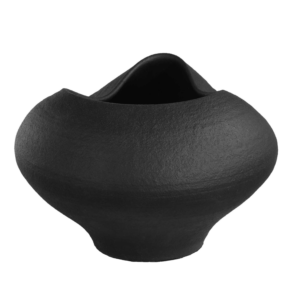 Nocturne Textured Black Bowl