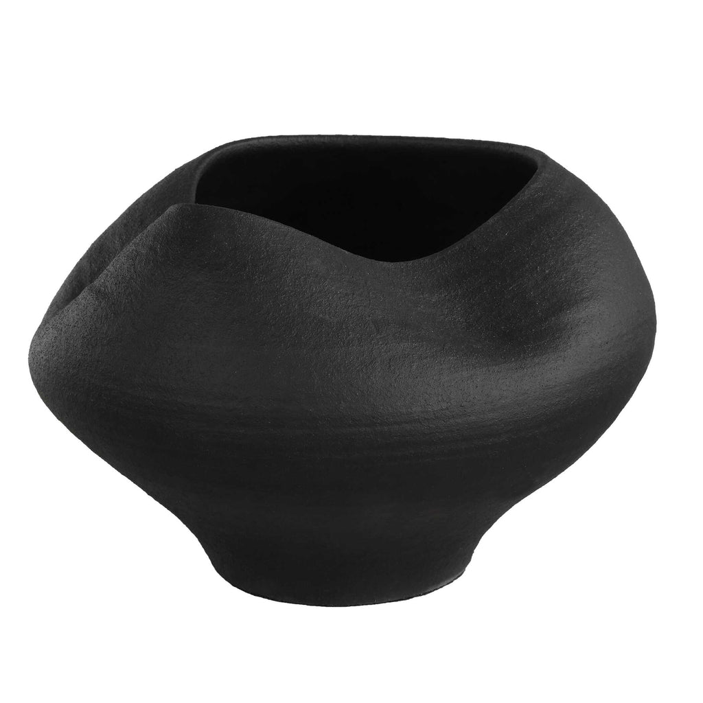 Nocturne Textured Black Bowl