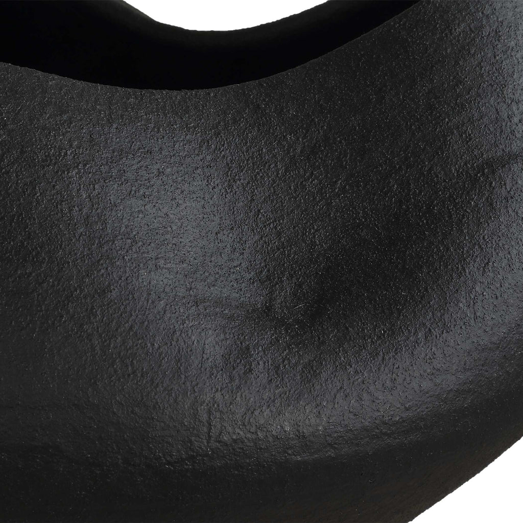 Nocturne Textured Black Bowl