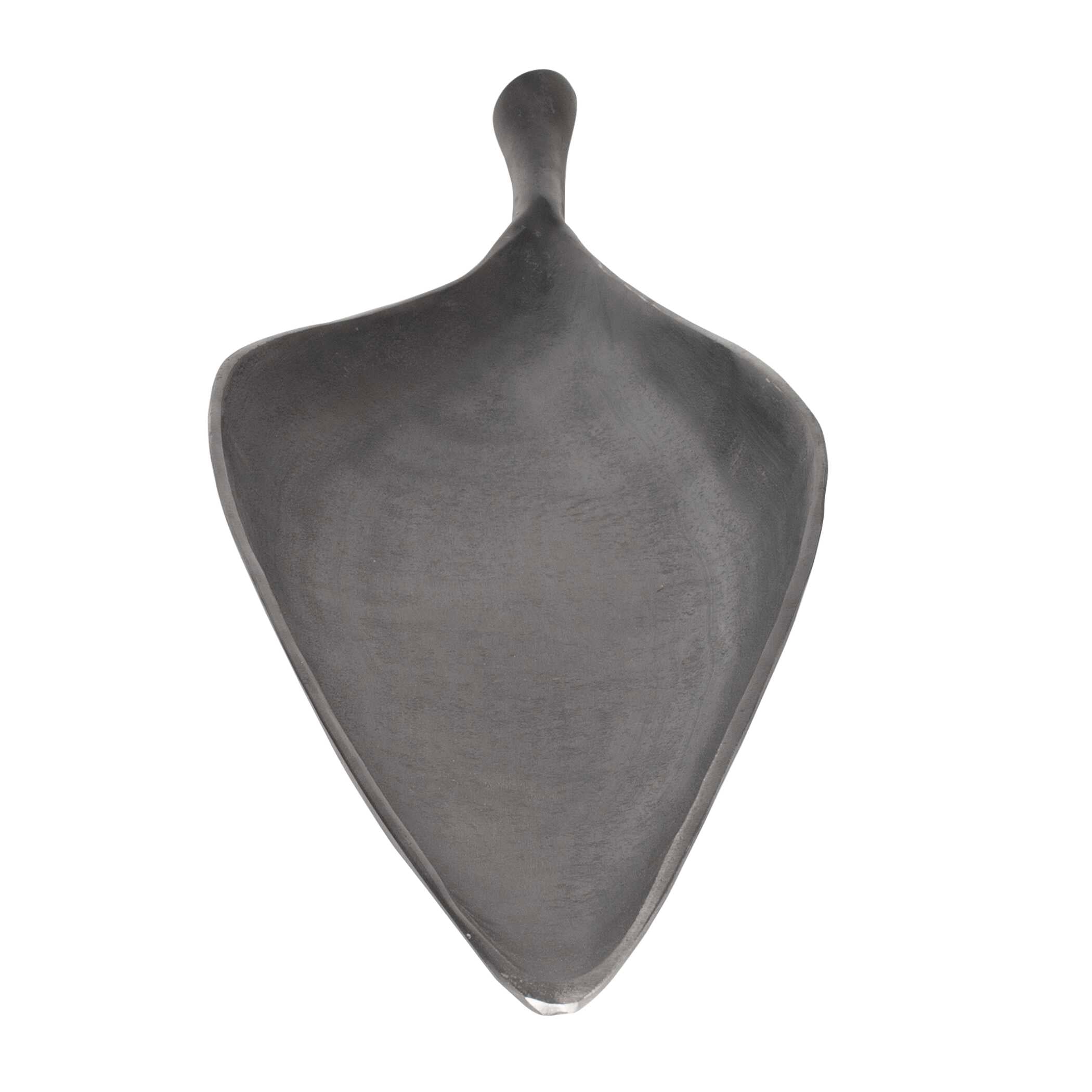 Leaflet Dark Nickel Outdoor Bowl