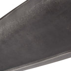 Leaflet Dark Nickel Outdoor Bowl