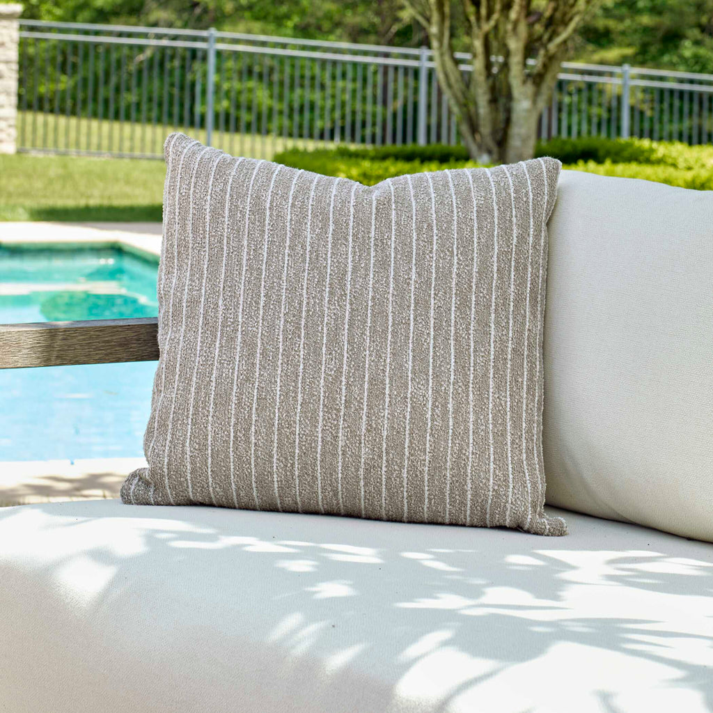 Involve Outdoor Striped Pillow