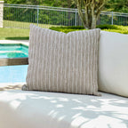 Involve Outdoor Striped Pillow