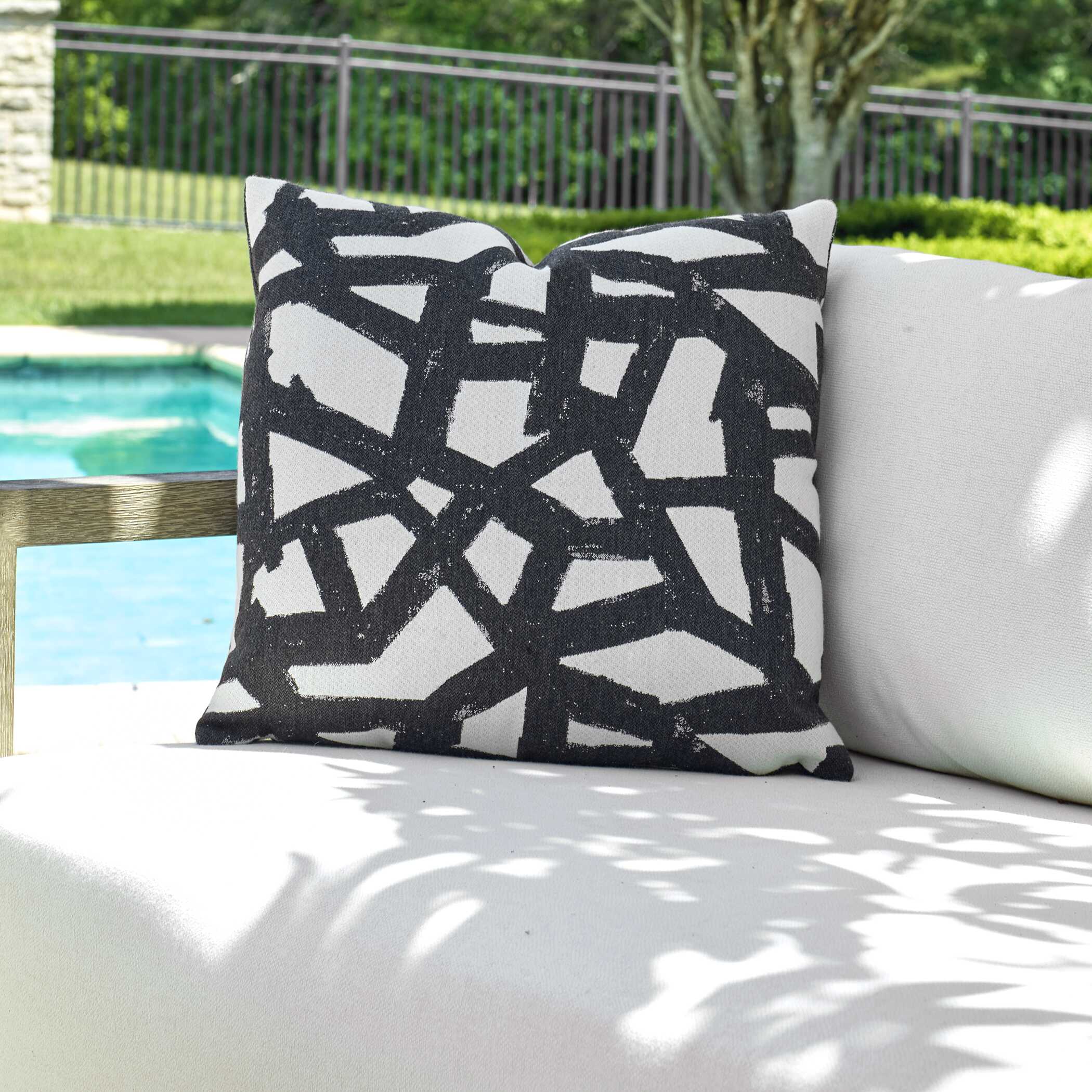 Draft Onyx Outdoor Pillow