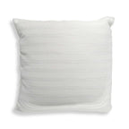 Basket Stripe Ivory Outdoor Pillow