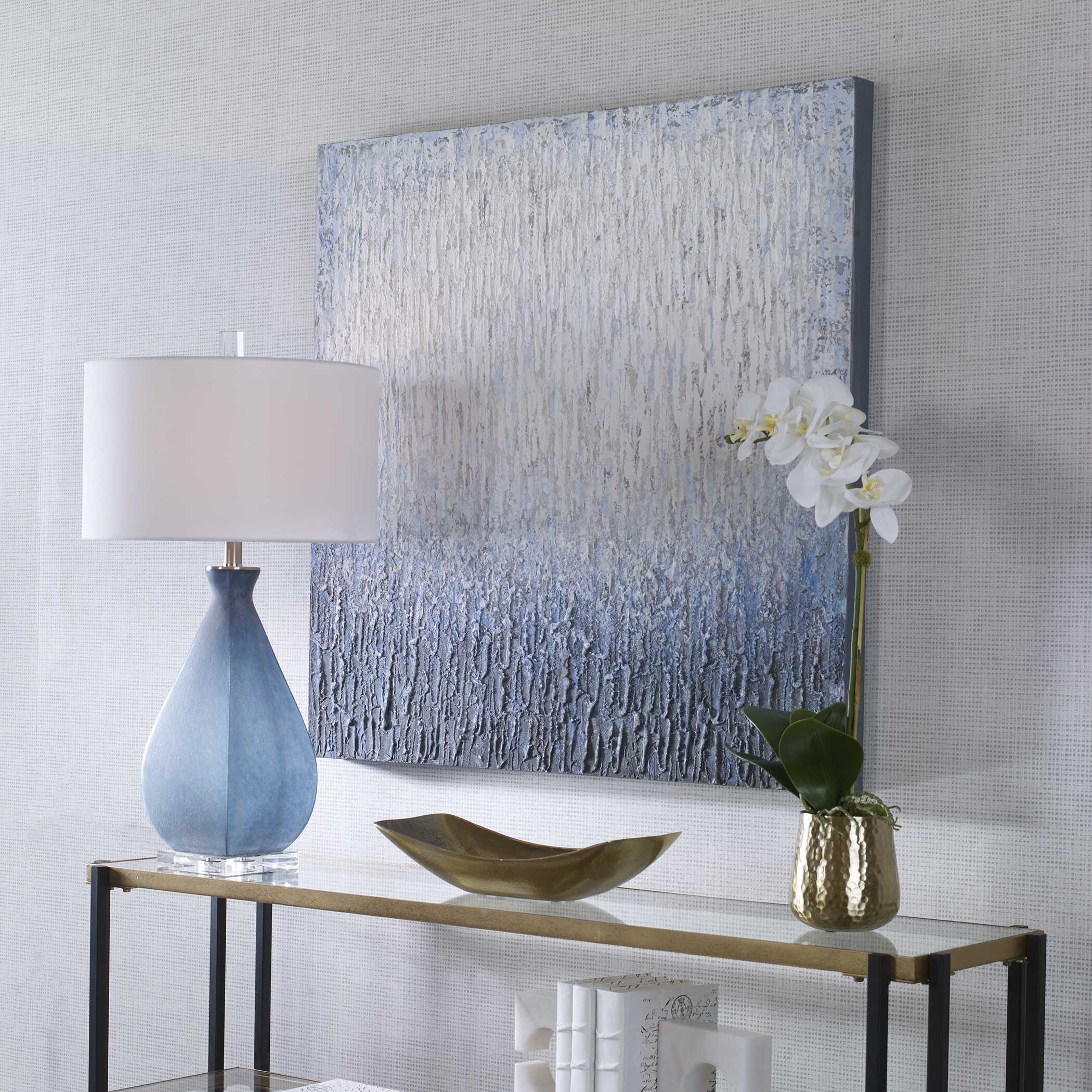 Outside The Window Hand Painted Art