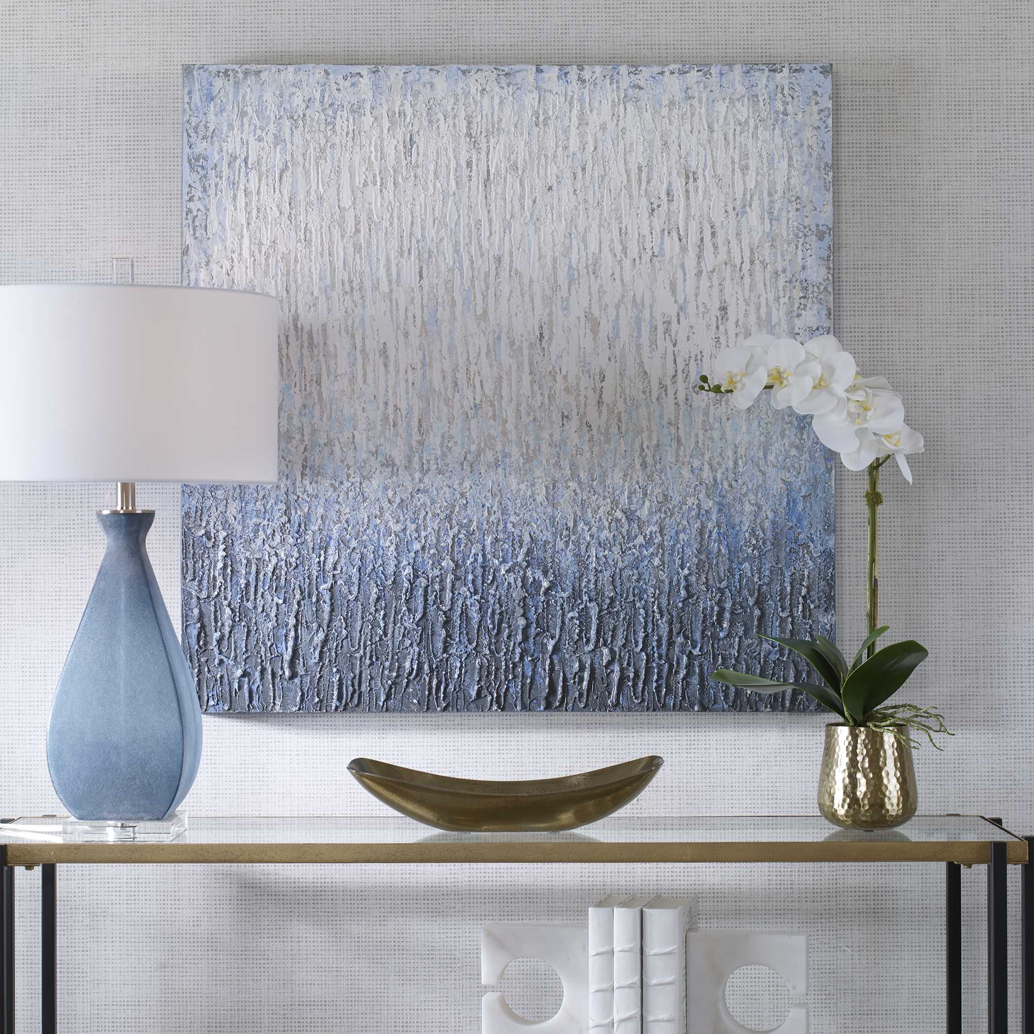 Outside The Window Hand Painted Art