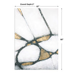 Abstract Art In Gold And Black