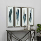 Feathered Beauty Prints Set/4