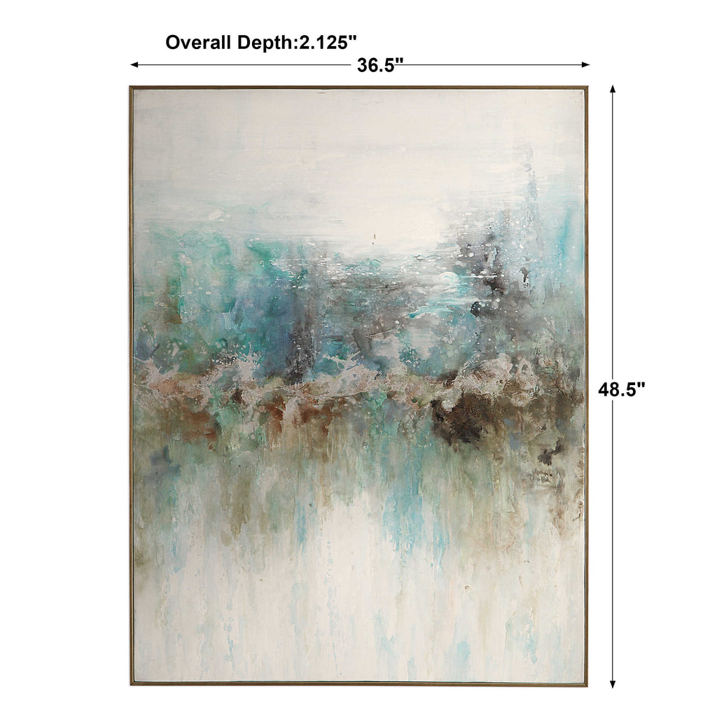 Mountain Top Abstract Art