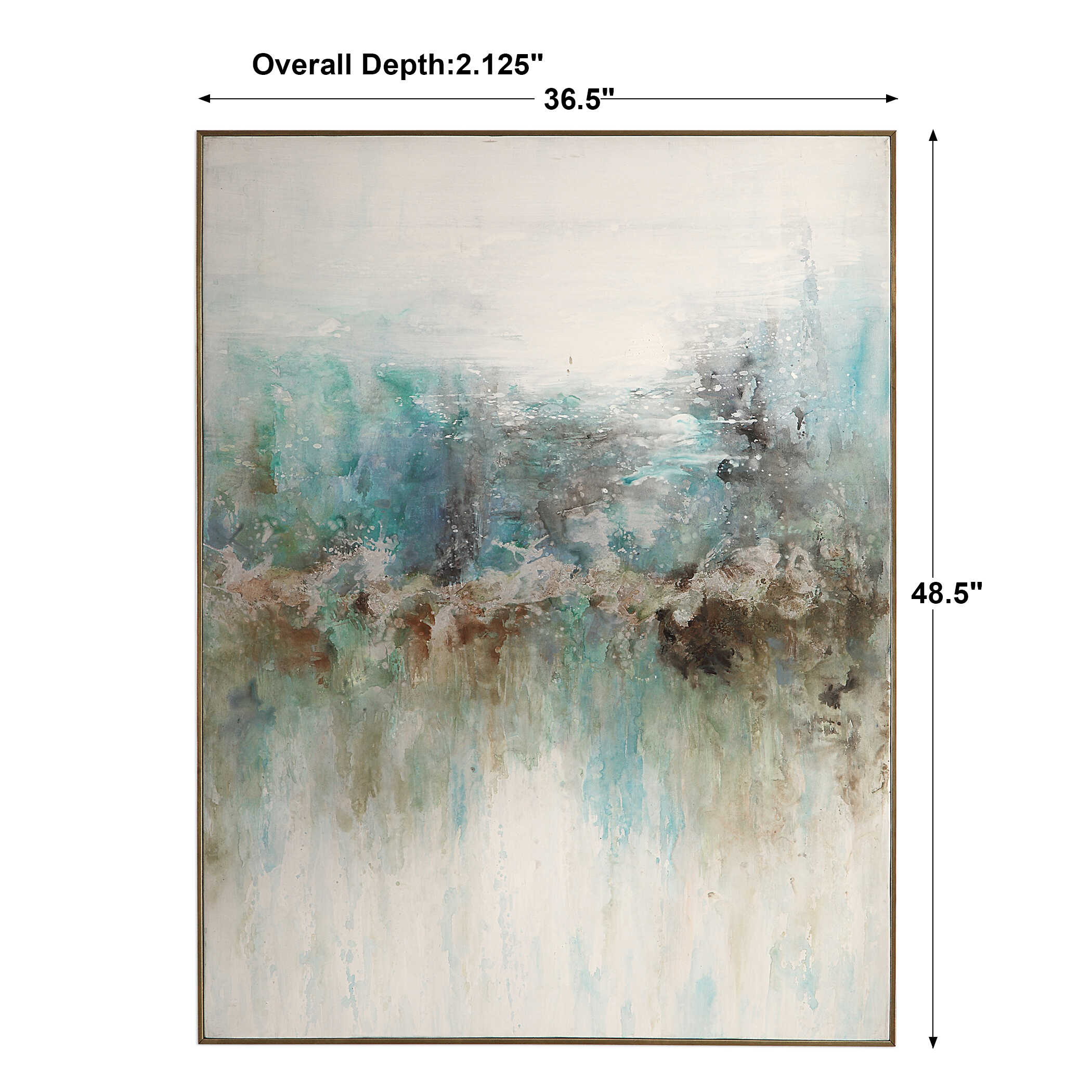 Mountain Top Abstract Art