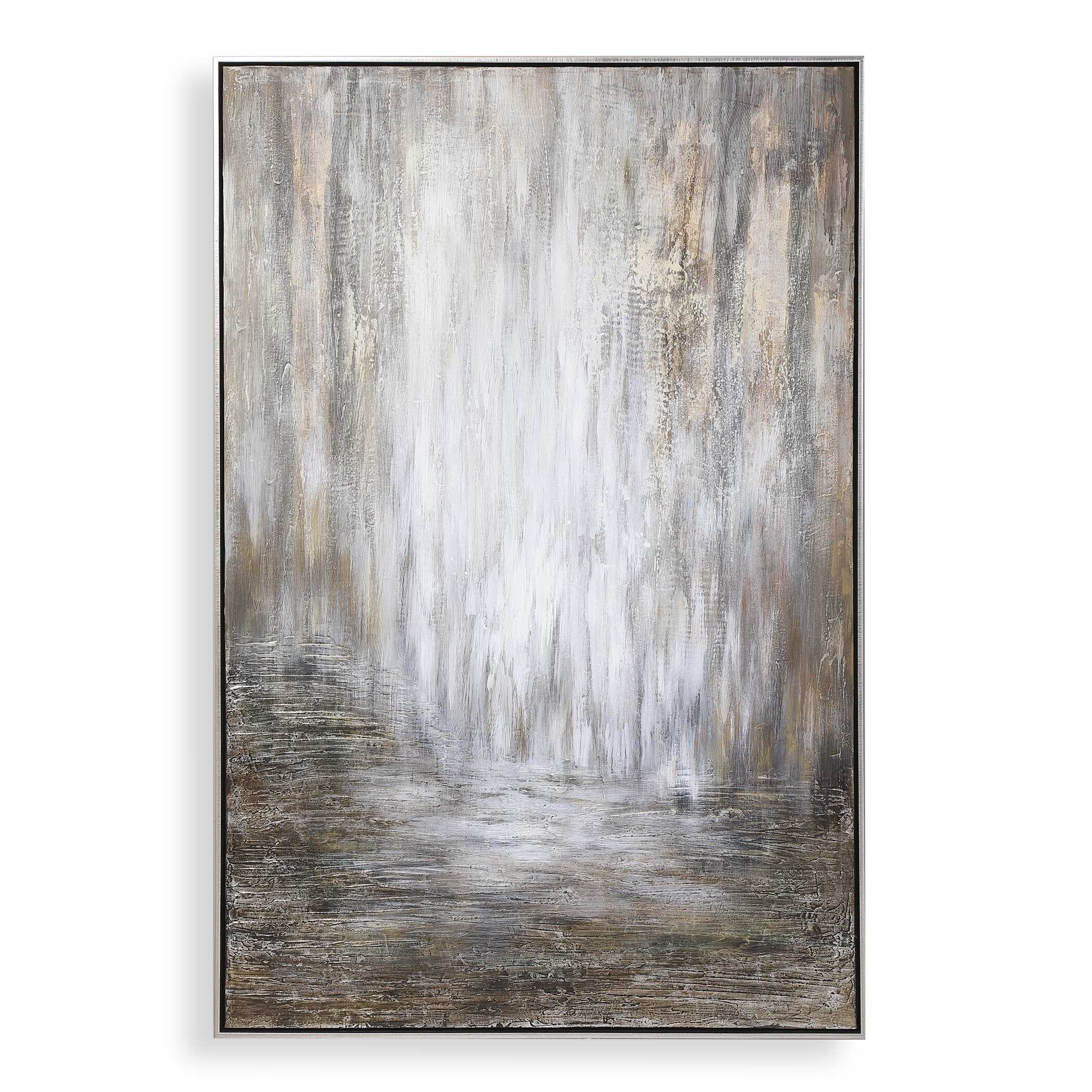 Desert Rain Hand Painted Abstract Art