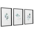 Simple Sage Watercolor Prints Set/3