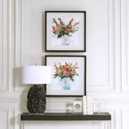 Fresh Flowers Watercolor Prints Set/2