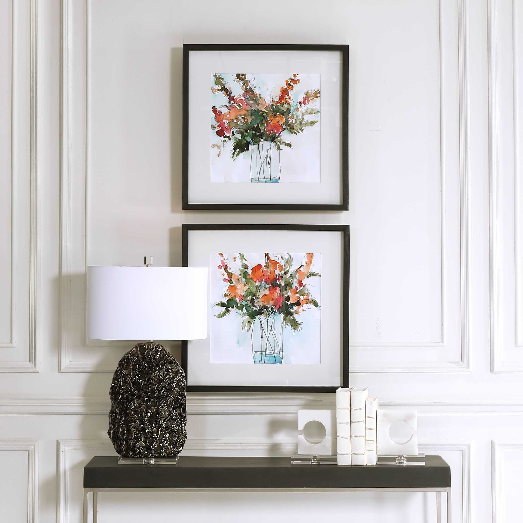 Fresh Flowers Watercolor Prints Set/2