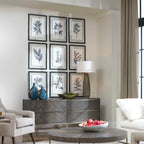 Farmhouse Florals Framed Prints Set/9