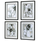 Tangled Threads Abstract Framed Prints Set/4