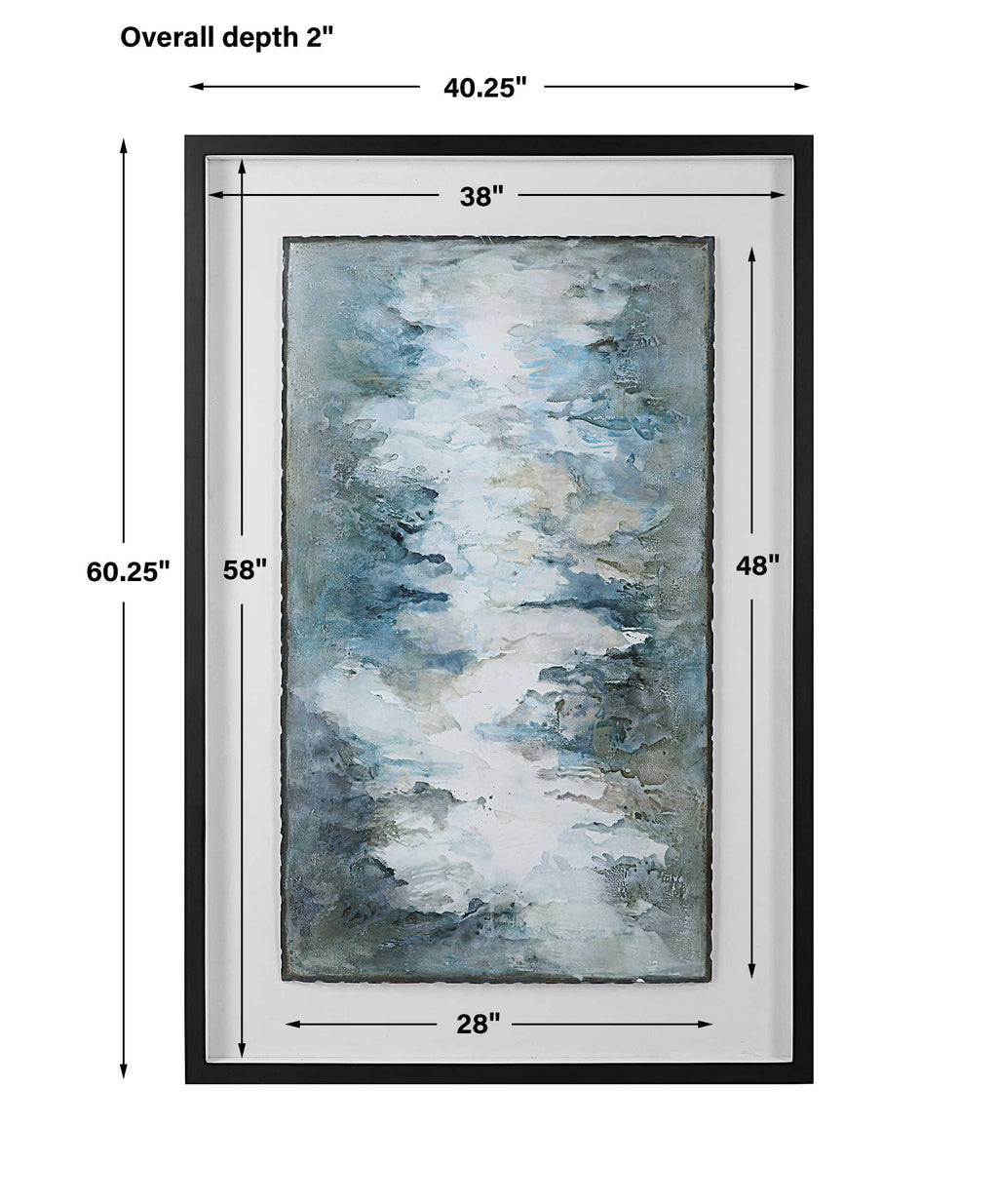 Lakeside Grande Framed Abstract Print