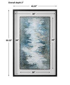 Lakeside Grande Framed Abstract Print