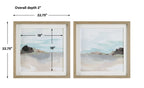 Glacial Coast Framed Prints Set/2