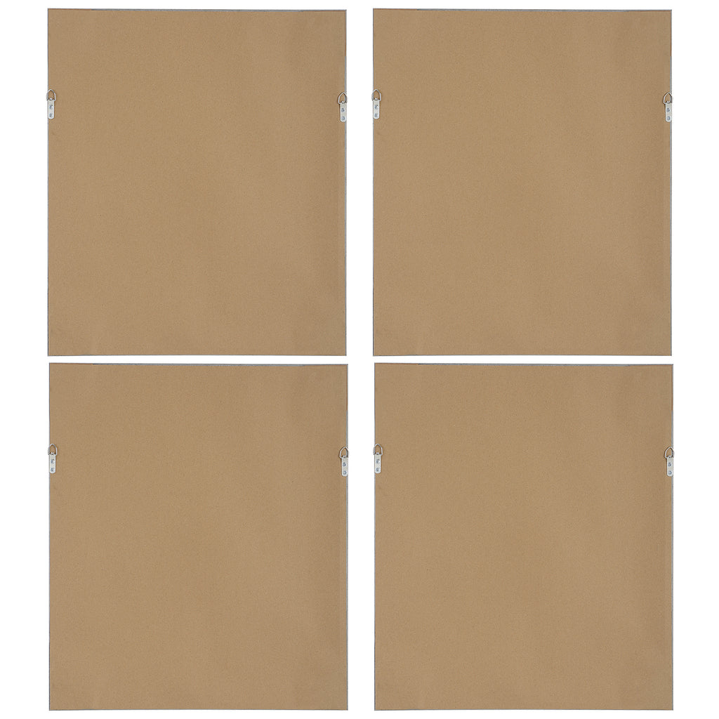 Wildflower Study Framed Prints Set/4