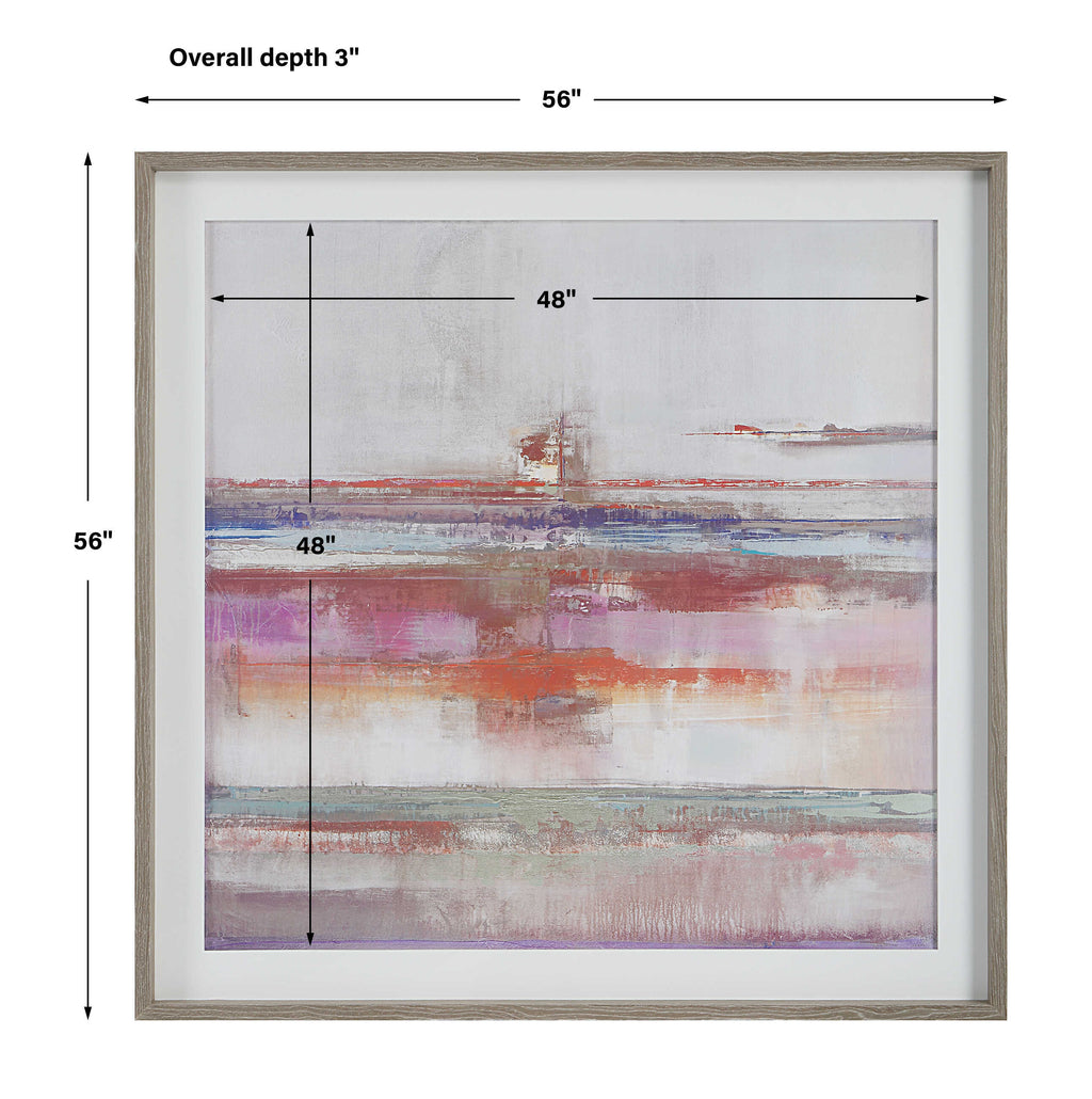 Torrent Abstract Art Framed Print