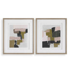 Color Block Framed Prints Set/2